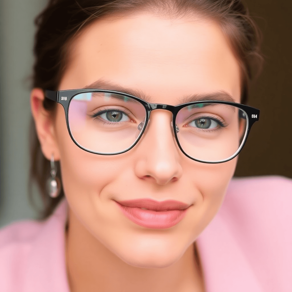 rimless eyeglasses